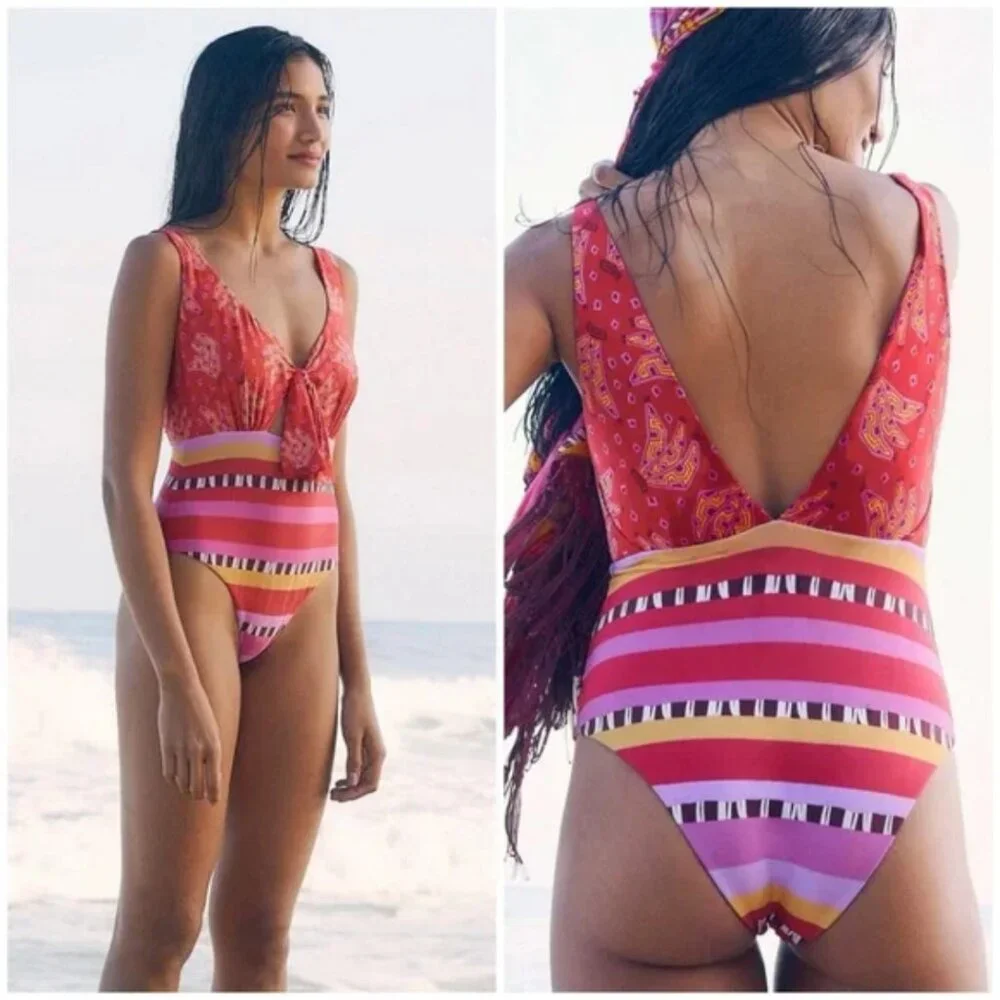 Farm Rio Reversible Tiki Bananas Lucy One Piece